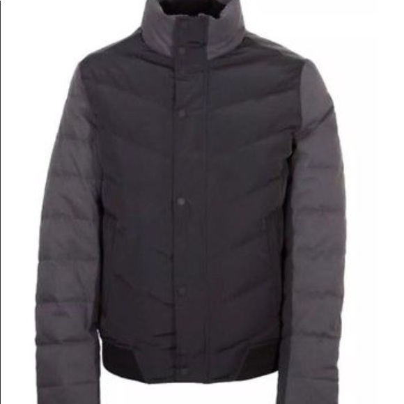 OROBOS men's Brushed Herrighone Down Jacket 2 Tone - Picture 4 of 6